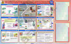 СТЕНД Уголок гражданской обороны 750х1200х3мм - Пожарная безопасность