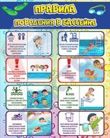 СТЕНДЫ Правила поведения в бассейне - Пожарная безопасность